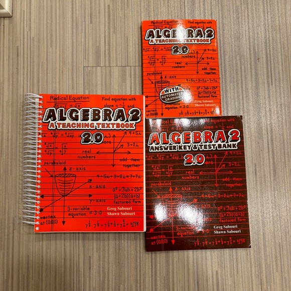 NWOT Teaching Textbooks Math Algebra 2 2.0 Bundle - Picture 1 of 5